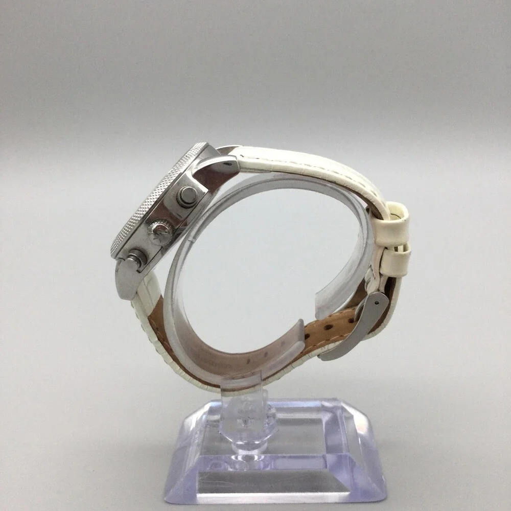 Michael Kors Womens Watch 36mm MOP Dial Chronograph MK-5049 New Battery